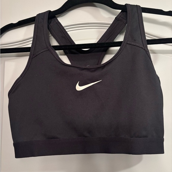 Nike Women's Dark Gray Sports Bra - Picture 1 of 2